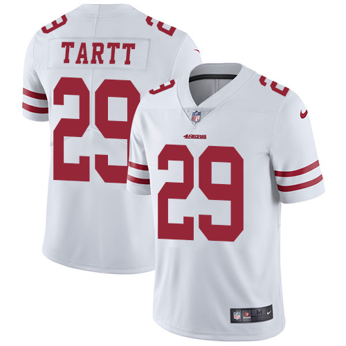 San Francisco 49ers Limited White Men Jaquiski Tartt Road NFL Jersey #29 Vapor Untouchable->san francisco 49ers->NFL Jersey